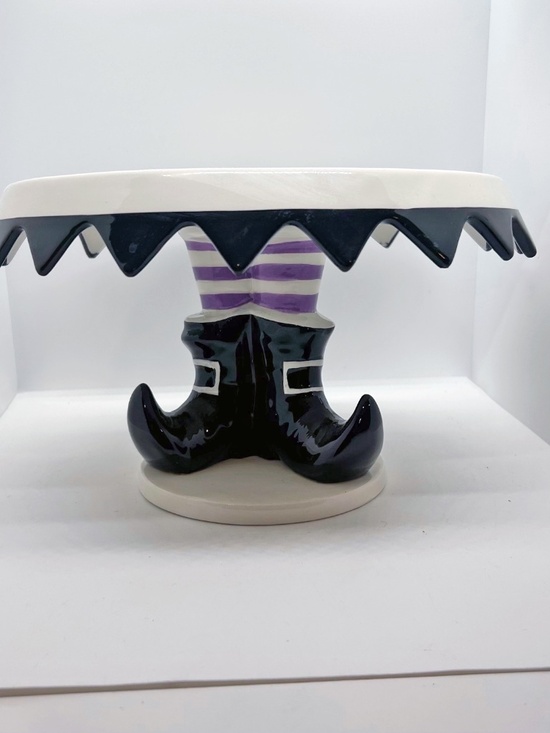 Magenta Other - Halloween Witch Feet Cake Stand by Magenta
